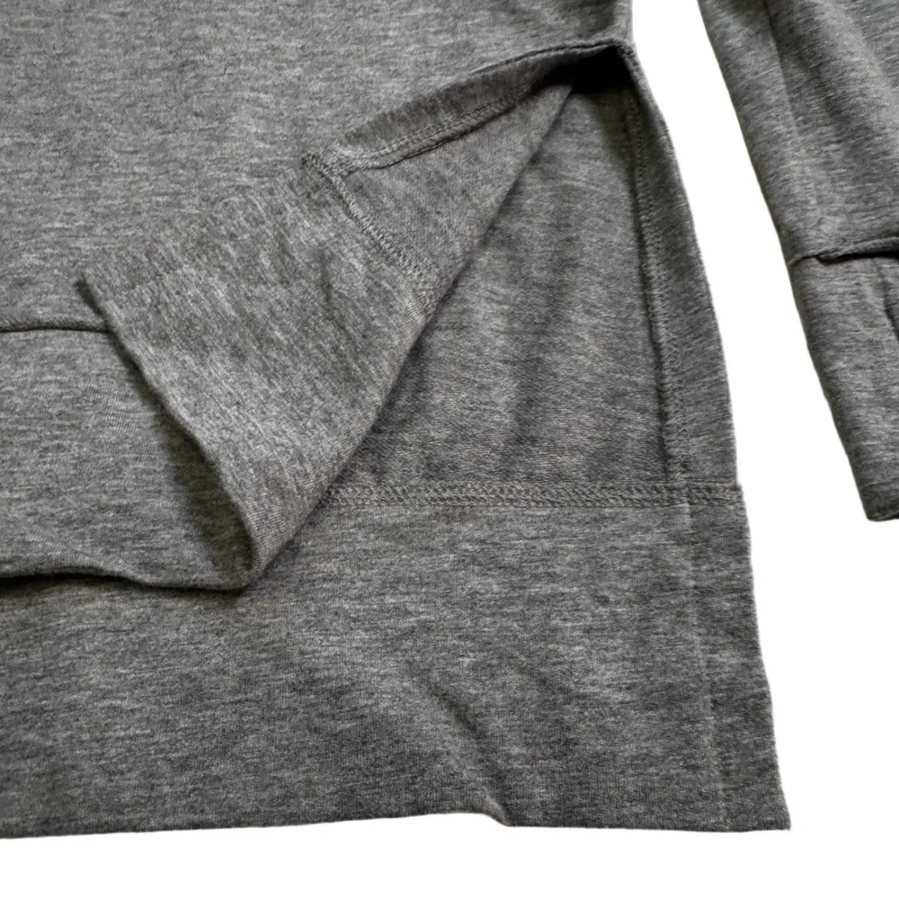 Rachel Hollis Bless Your Heart Grey Long Sleeve Shirt Size XXS Oversized NWOT - Picture 9 of 13